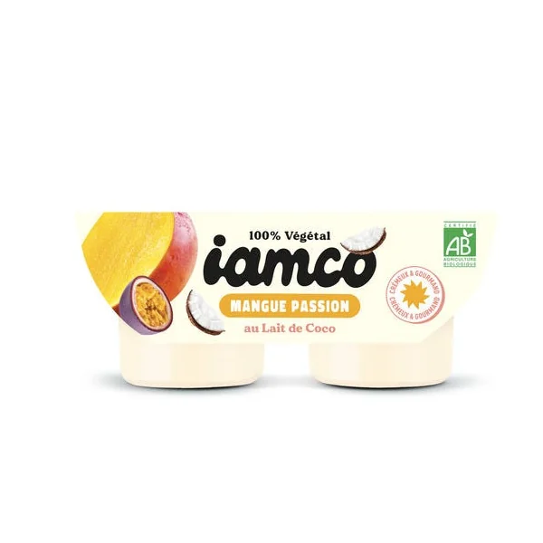 Dessert végétal coco mang passion 2x100g
