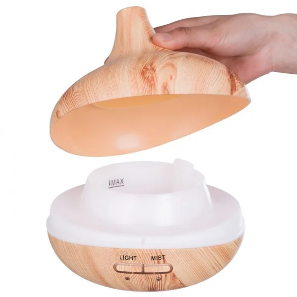 Diffuseur 235 ML d'Huiles Essentielles Humidificateur d'air Ultrasonique Brume Fraîche Diffuseur Electrique 7 Couleurs