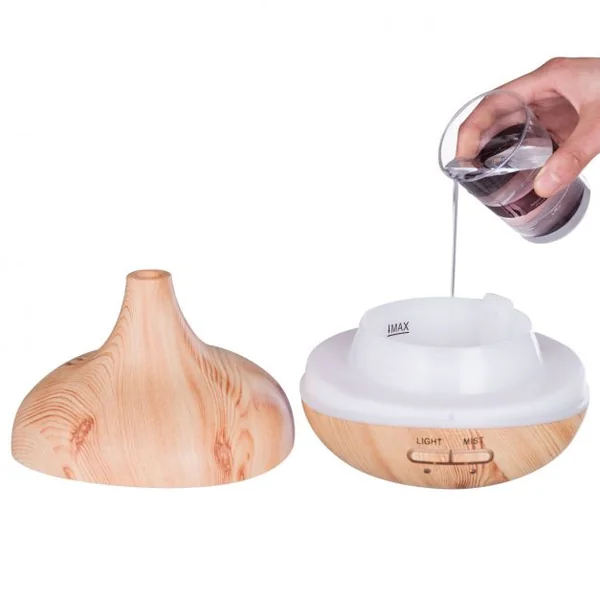 Diffuseur 235 ML d'Huiles Essentielles Humidificateur d'air Ultrasonique Brume Fraîche Diffuseur Electrique 7 Couleurs