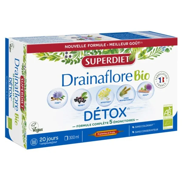 Drainaflore ampoule 20x15ml