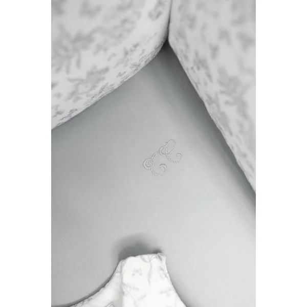 Drap housse Imprimé inspiration Toile de Jouy gris Tartine et Chocolat - Soins Bébé Naturels & Produits Maman Après Naissance