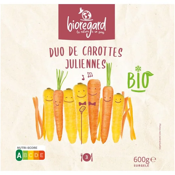 Duo de carottes julienne 600g
