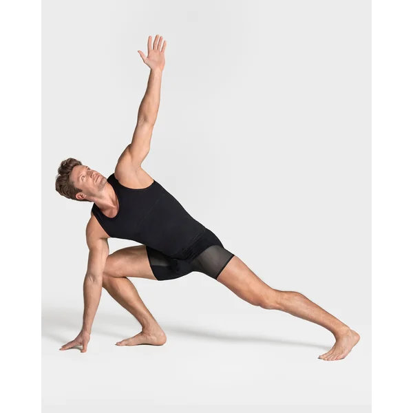 Débardeur avec compression modérée sur l'abdomen et dans le bas du dos