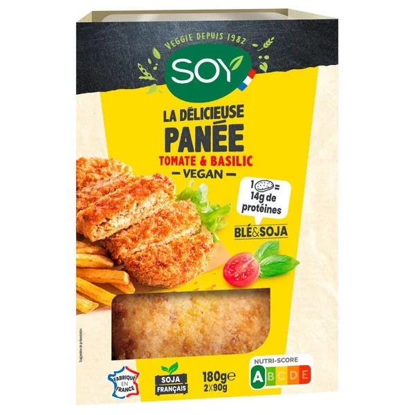 Délicieuse panée tomate basilic vegan 2x90g