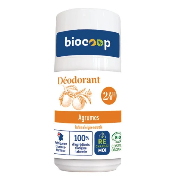 Déo roll-on 24h parfum agrumes 50ml