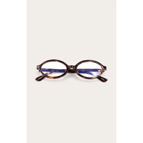 Ecaille Lunettes De Lecture Rondes Anti-lumière Bleue