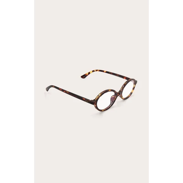 Ecaille Lunettes De Lecture Rondes Anti-lumière Bleue