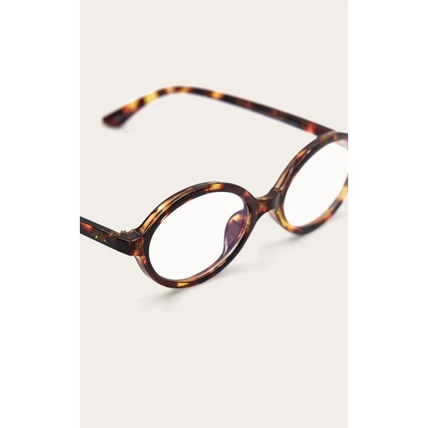 Ecaille Lunettes De Lecture Rondes Anti-lumière Bleue