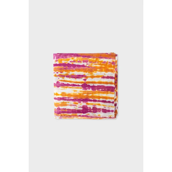 Echarpe en coton multicolore