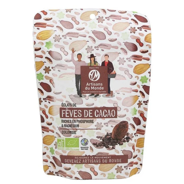 Eclats de fèves de cacao 140g