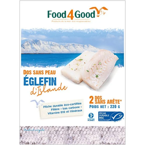 Eglefin dos sans peau (2) 220g