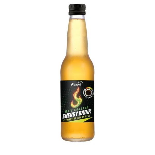 Energy drink maté guarana clémentine citron vert 33cl