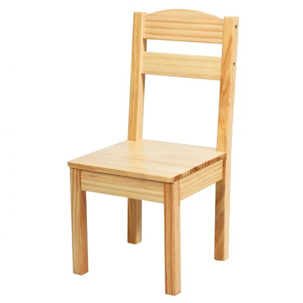 Ensemble Table et 4 Chaises pour Enfants Table et Chaises Adaptées Aux Enfants en Bois de Pin Mdf Naturel