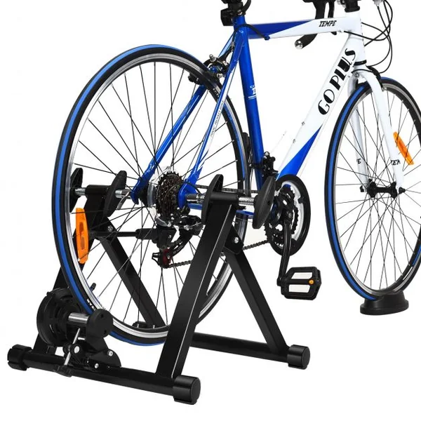Entraîneur de Vélo pour Roue 26-28’’ en Acier Charger Max 100KG en Aicer de Haute Qualité à l'Intérieur Noir