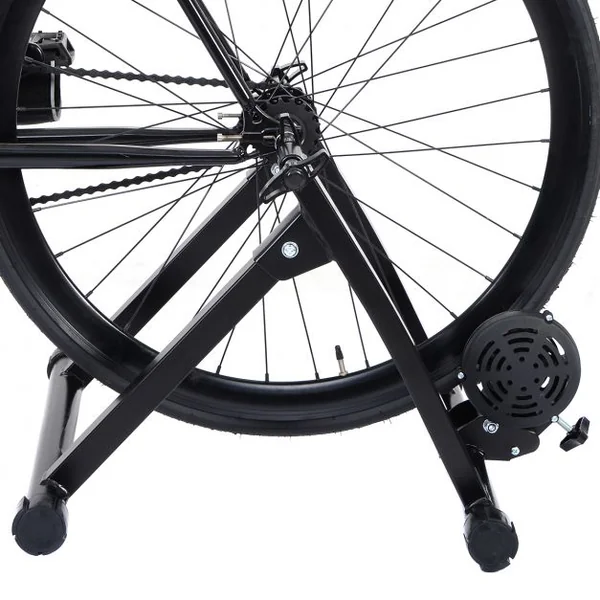 Entraîneur Turbo pour Vélo Entraîneur Turbo Noir Acier Accessoires d’Installation pour vélo 26-28 po charge maxi 150 kg