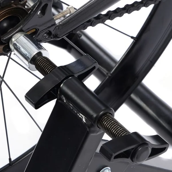 Entraîneur Turbo pour Vélo Entraîneur Turbo Noir Acier Accessoires d’Installation pour vélo 26-28 po charge maxi 150 kg
