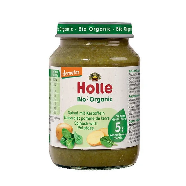 Epinard pomme terre pot 190g