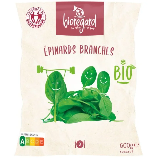 Epinards branches 600g