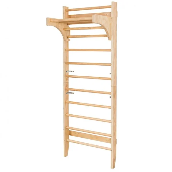 Espalier - Echelle de Gymnastique en Bois 80 x 50 x 220 CM Espalier Suédois Multifonctionnel pour Adulte et Enfant