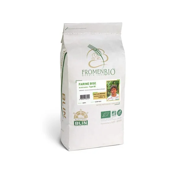 Farine Bise Type 80 de blé tendre 5kg