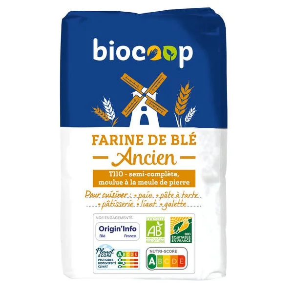 Farine de blé ancien T110 1kg