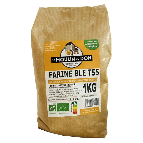Farine de blé T55 1 kg