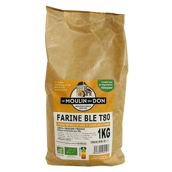 Farine de blé T80 1 kg