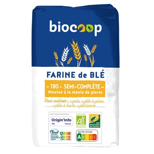 Farine de blé T80 1kg