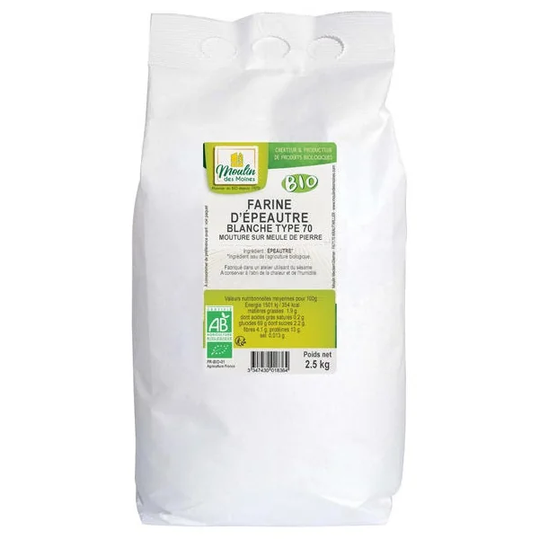 Farine de grand épeautre T70 2,5kg