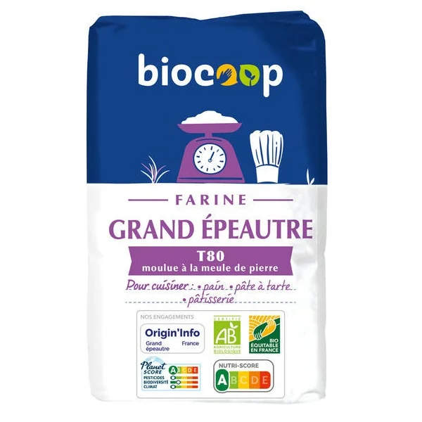 Farine de grand épeautre T80 1kg