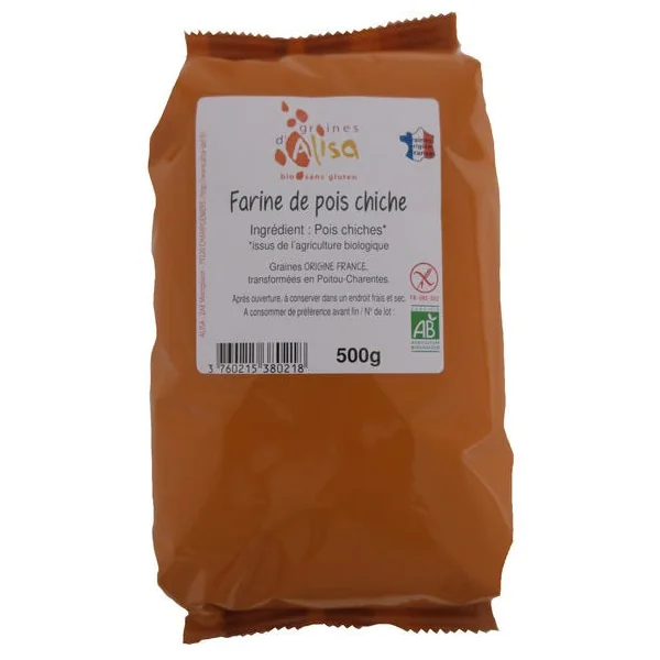 Farine de pois chiches 500g