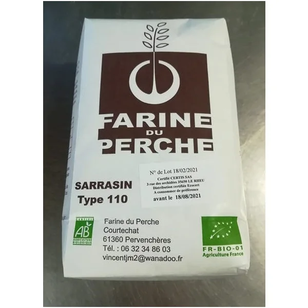 Farine du Perche - Sarrasin T 110- 1 kg