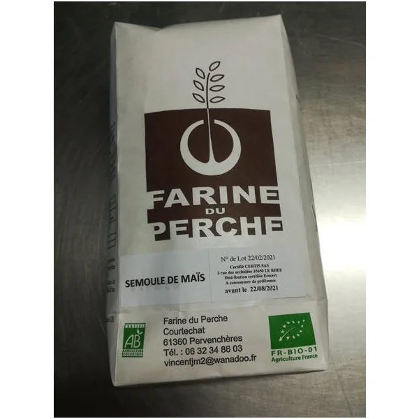 Farine du Perche - semoule de maïs - 1 kg