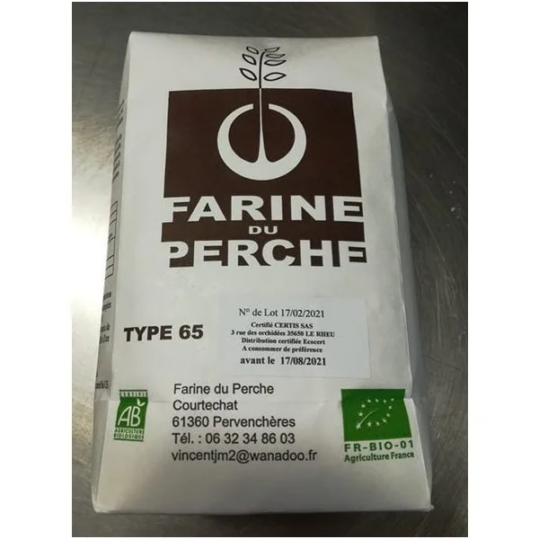 Farine du Perche - T 65 - 1 kg