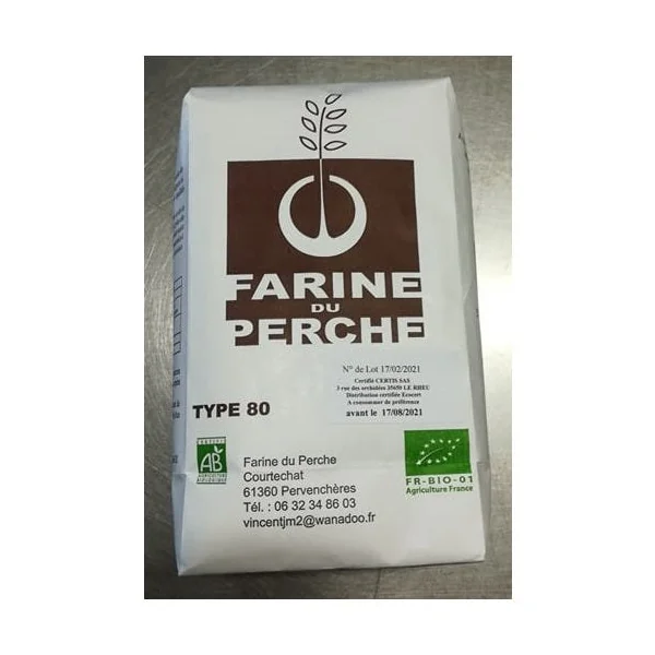 Farine du Perche - T 80 - 1 kg