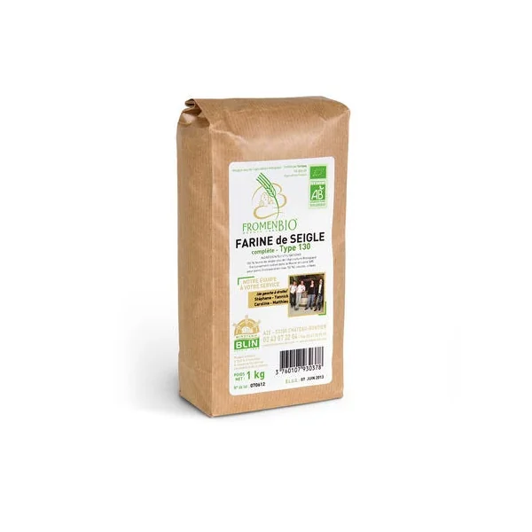 Farine Type 130 de seigle 1kg