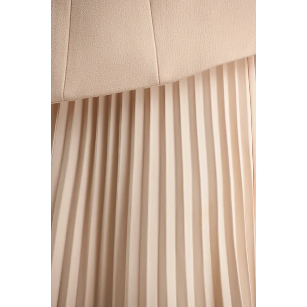 Feeling Good | Combinaison bandeau crème avec pantalon plissé