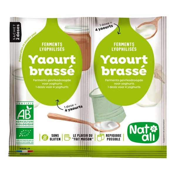 Ferment yaourt nature 2x6g