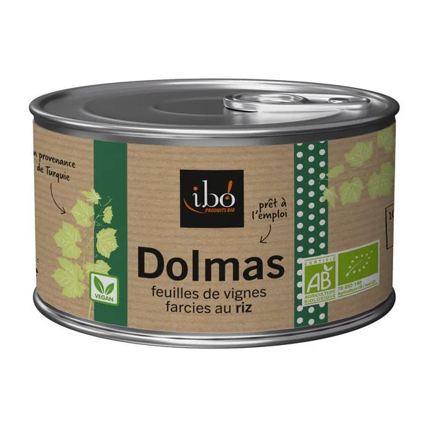 Feuille de vigne farcie au riz 280g