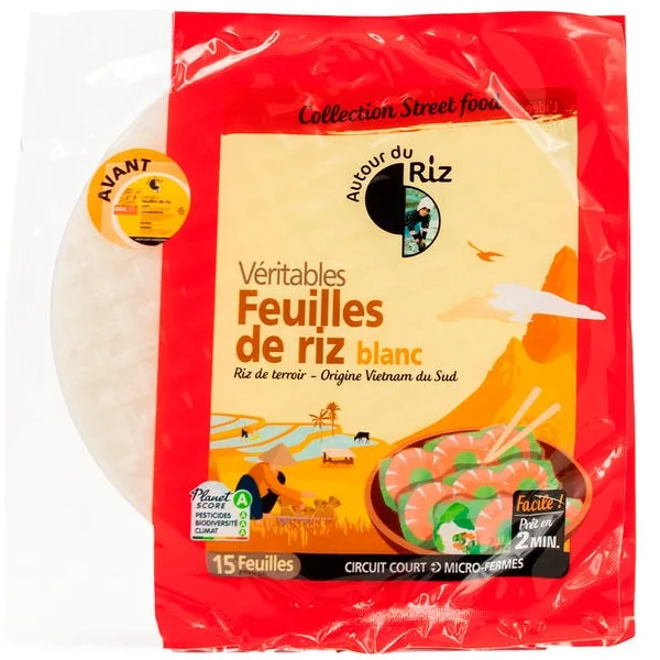 Feuilles de riz blanc 150g