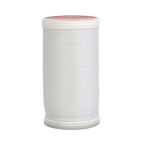 Fil broderie LASER en polyester blanc 100m