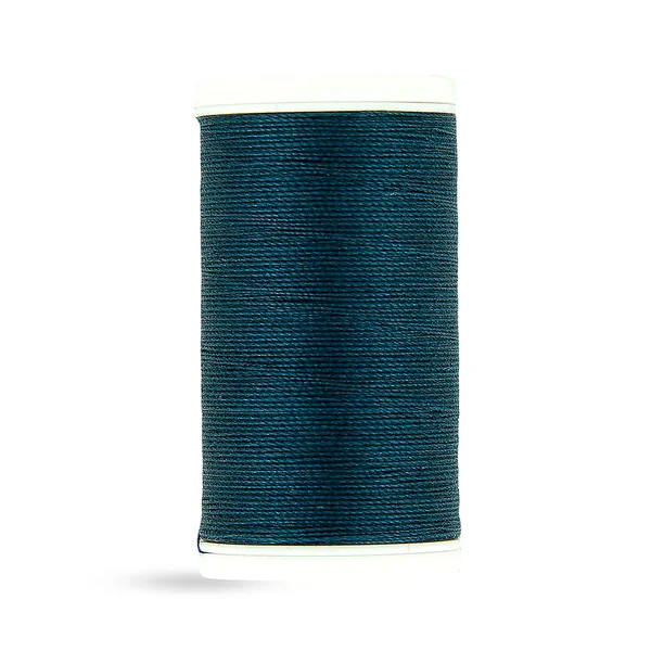 Fil LASER en coton bleu pétrole 100m