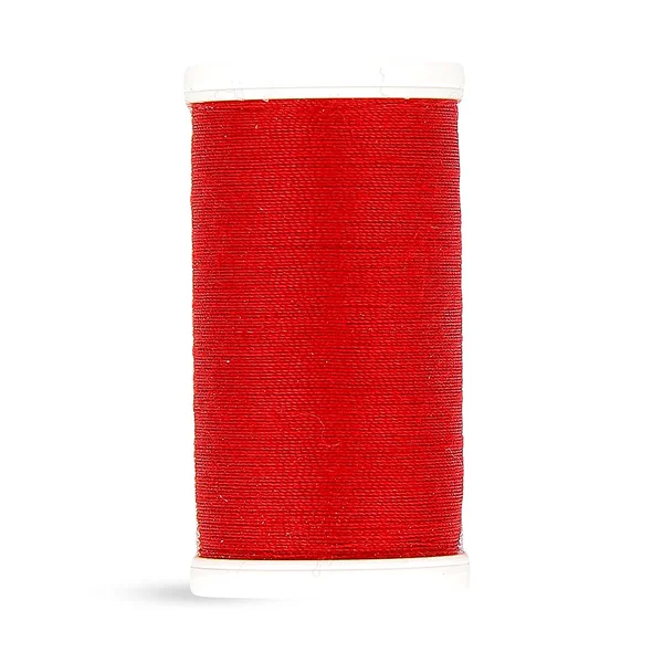 Fil LASER en polyester rouge cerise 100m
