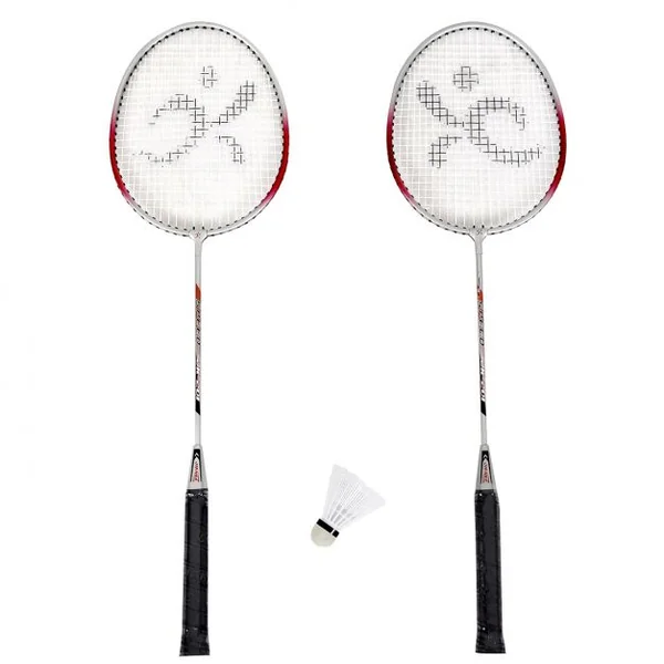 Filet de Badminton/ Volley Professionnel et Transportable avec Raquette et Volant Autoportant, 290x32x160cm, Jaune