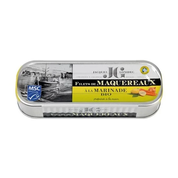 Filets de maquereaux à la marinade 176g