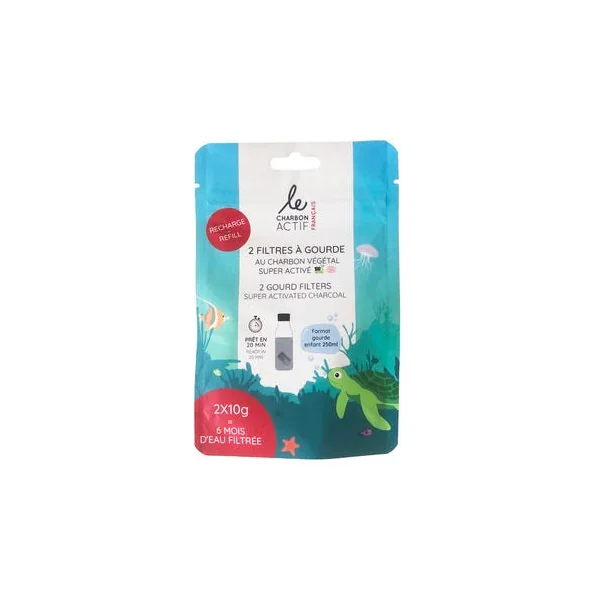 Filtre à eau gourde enfant (2) 20g