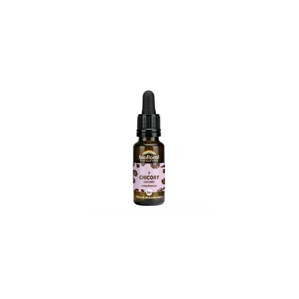 Fleur de Bach n°08 - Chicory, Chicorée bio - Compte goutte 20ml