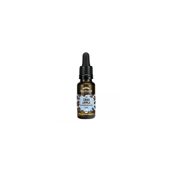 Fleur de Bach n°10 - Crab apple, Pommier sauvage bio - Compte goutte 20ml
