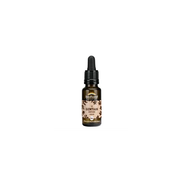 Fleur de Bach n°12 - Gentian, Gentiane bio - Compte goutte 20ml