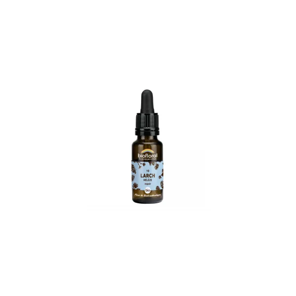 Fleur de Bach n°19 - Larch, Mélèze bio - Compte goutte 20ml